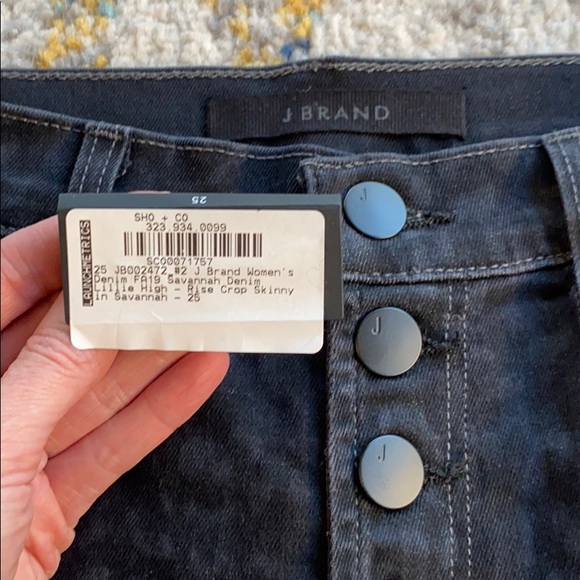 NWOT J Brand Lillie high rise crop in savannah - Picture 5 of 9